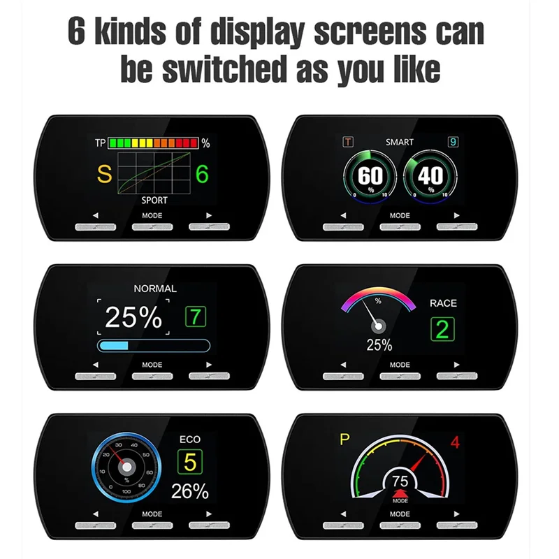AS94-Car Acceleratore elettronico Controller acceleratore per auto 9 unità 5 modalità Acceleratore da corsa Potente booster