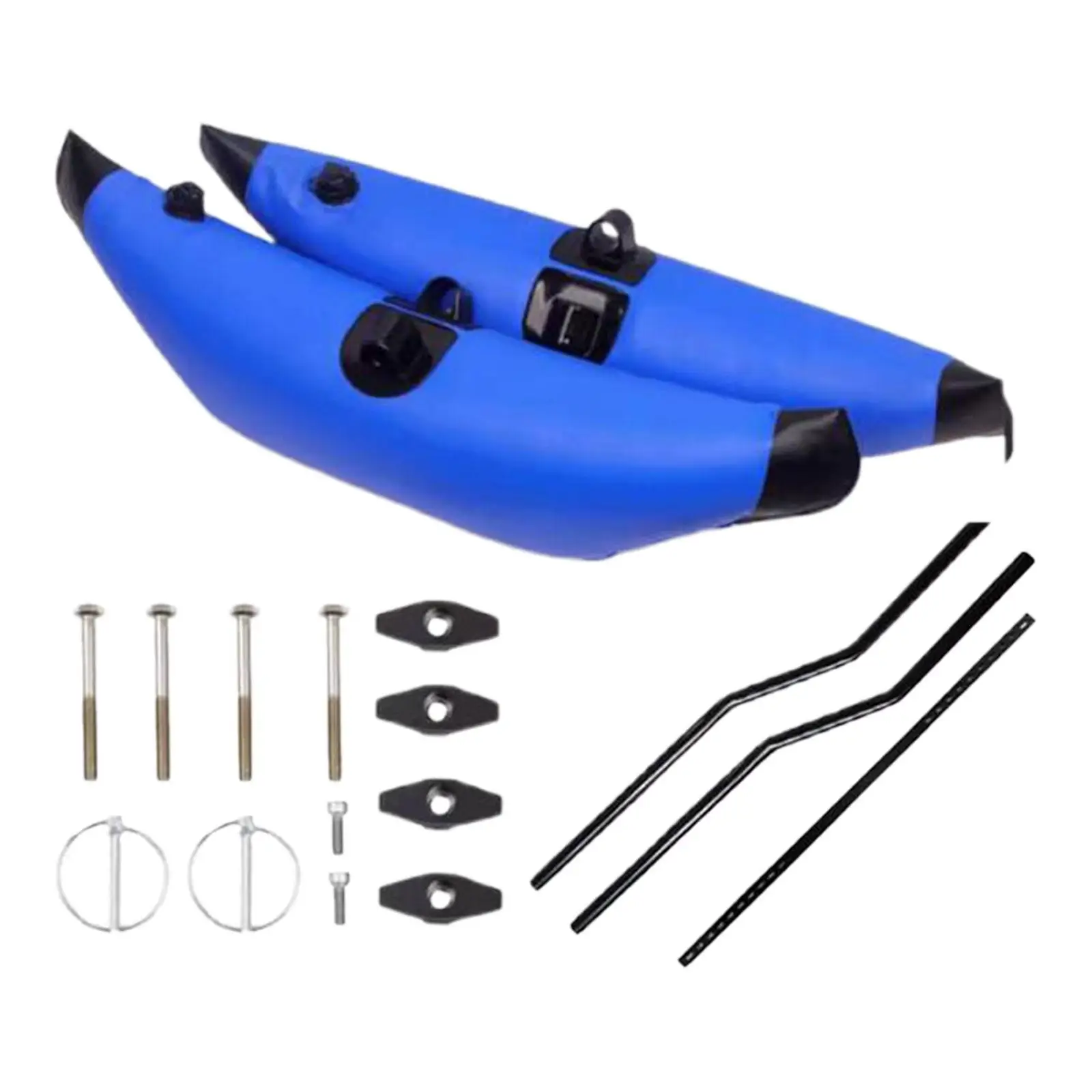2x Kayak Accessories with Arms Rod Inflatable Kayak Balance Float for Water Drifting Fishing Boat Kayaking Paddling Canoe