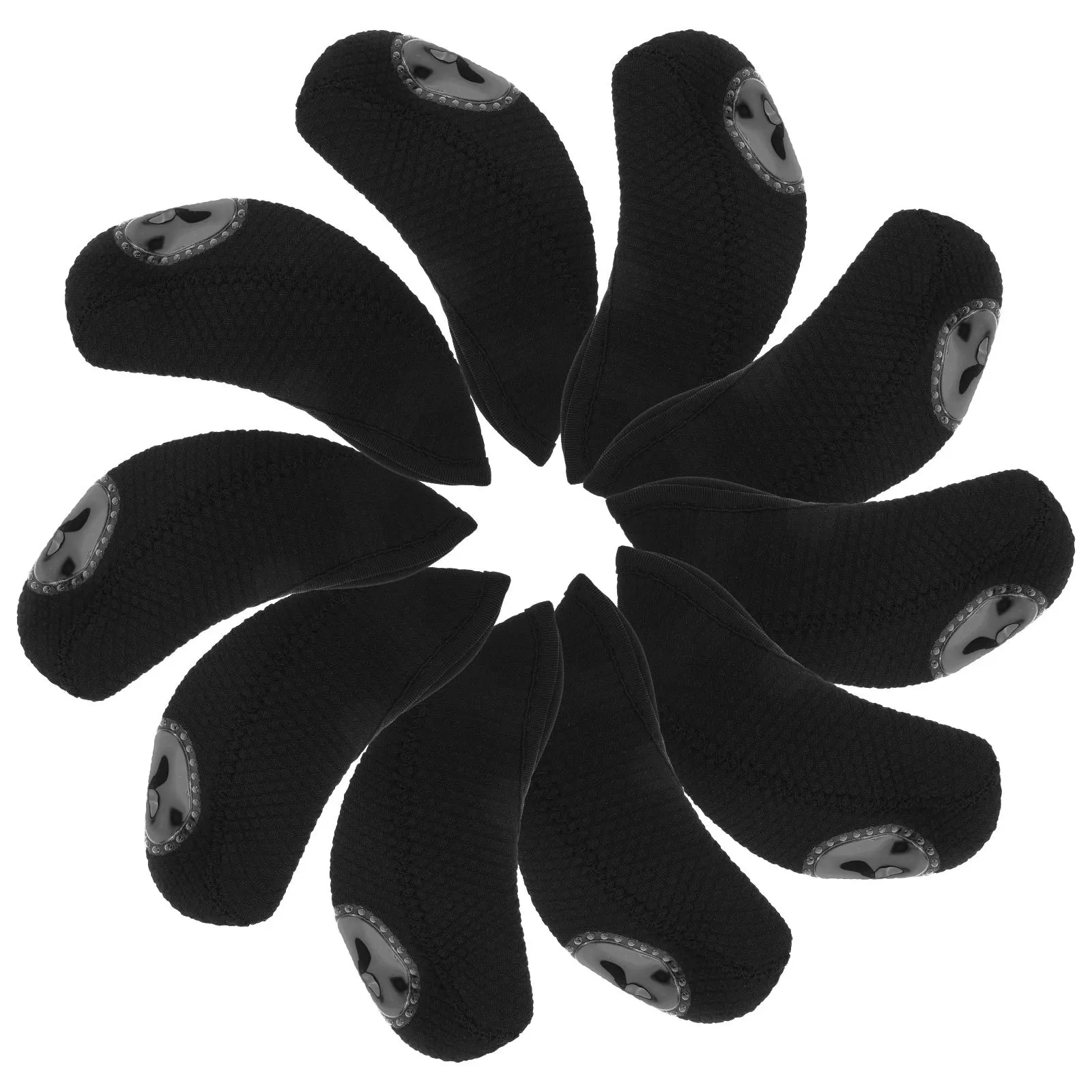 

10Pcs Golf Iron Shaft Covers Durable Anti-Scratch Protective Club Covers Lightweight Portable Golf Club Protector