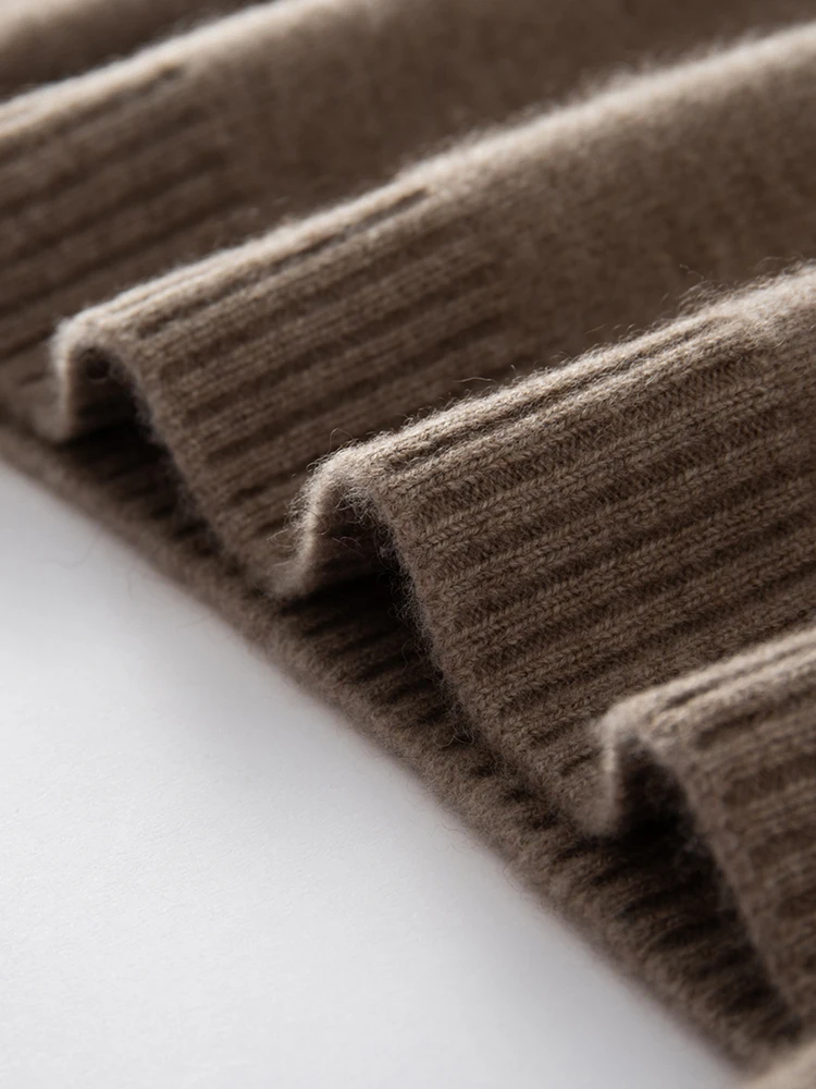 

TLOML New Women's 100% Cashmere Sweater O-neck Pullover Simple Style Cashmere Knitwear Autumn Winter Soft Warm Basic Casual Tops