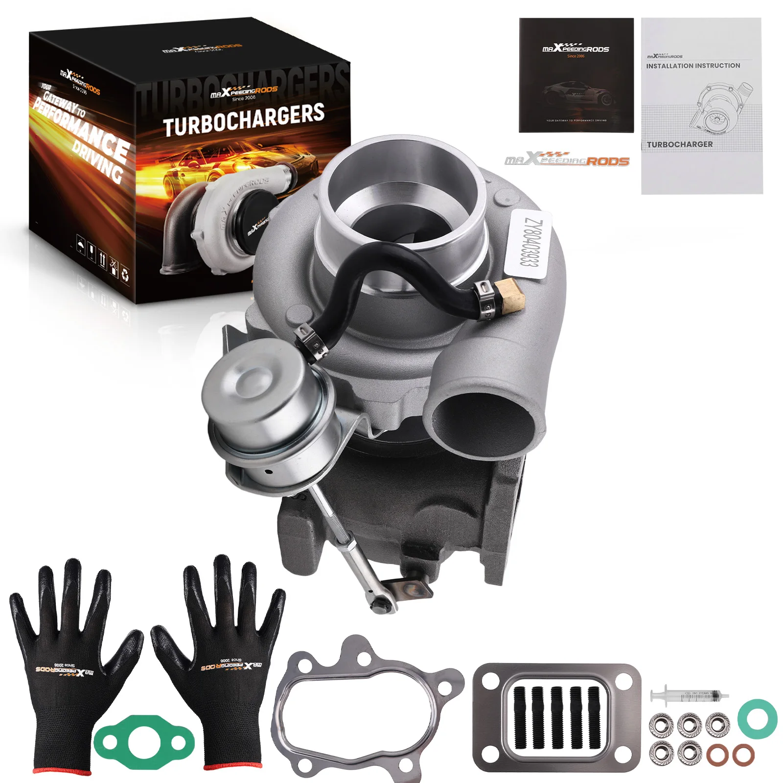 T25 T28 GT25 GT28 GT2871 GT2860 A/R .64 Universal Turbo Charger for 1.5-2.0L Billet Turbocharger Turbine Up to 400HP