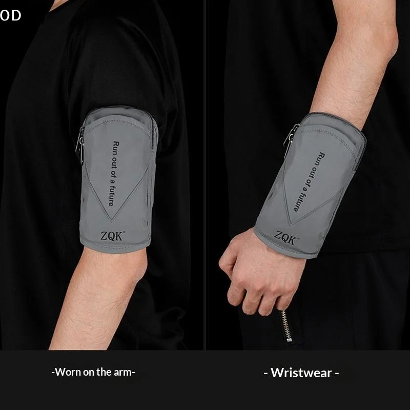 Outdoor Sports Running Fitness Phone Arm Bag Night Running Reflective Arm Band Outdoor Cycling Arm Sleeve Phone Bag