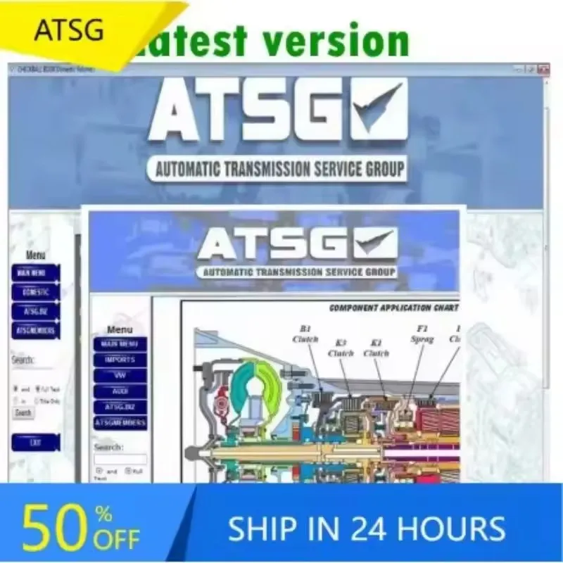 Herramienta de Diagnóstico para Reparación de Automóviles ATSG, Vehículo 2017, Servicio de Transmisión Automática, Información de Grupo, Software de Reparación ATSG Manual