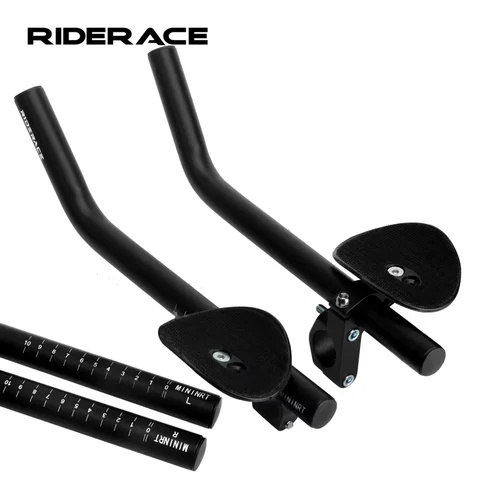 Bicycle TT Handlebar MTB Aluminum Alloy Long-distance Cycling Rest Handlebars 10CM Adjustable Bicycle Handlebars Bike Parts