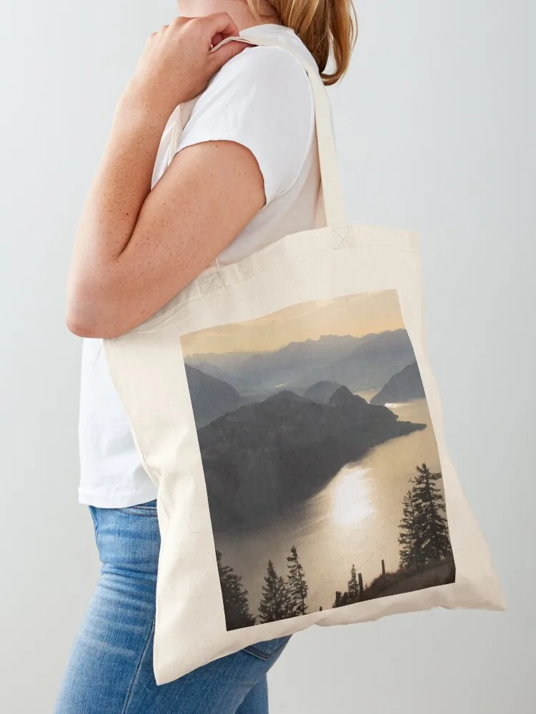 

Lake Lucerne Alps Switzerland Tote Bag hand bags Women's tote bag Gift bags