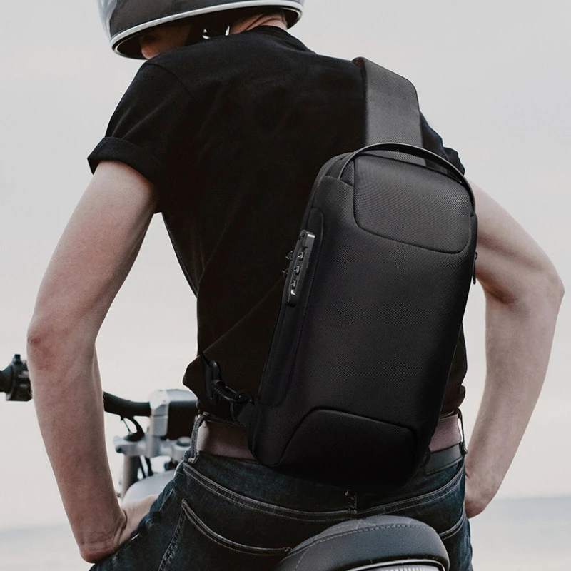 Chikage-Sac à bandoulière unisexe pour homme, sac à bandoulière professionnel, grande capacité, personnalité, tendance de la mode initiée