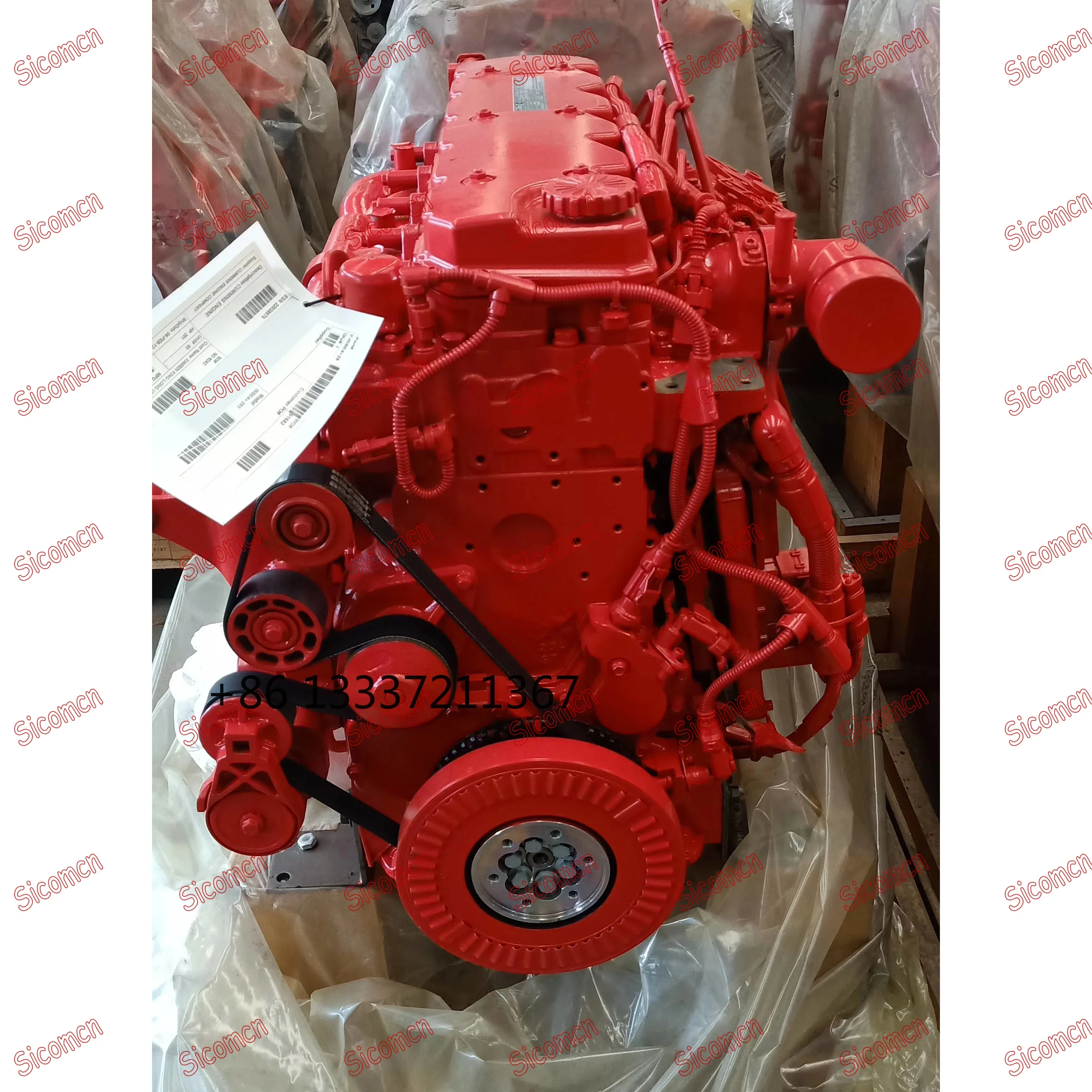 ISB6.7 ISB4.5 ISBE4+285 Euro4 4 stroke Machinery Engines For Cummins ISB 6.7 Truck Motor Complete Diesel Engine Assembly