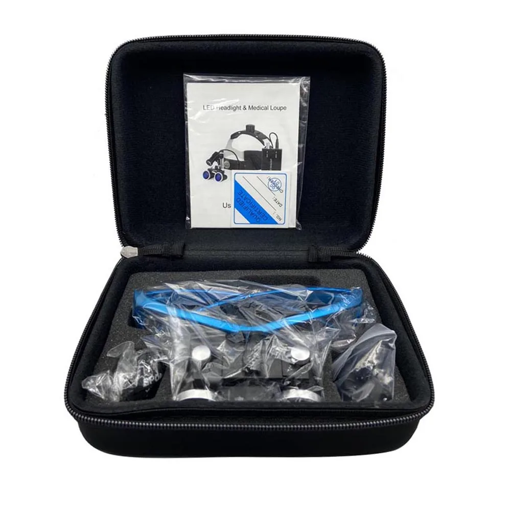 High quality2.5X 3.5X420mm Portable Dentist Surgical Medical Binocular Dental Loupe Optical Glass For Dental Exams