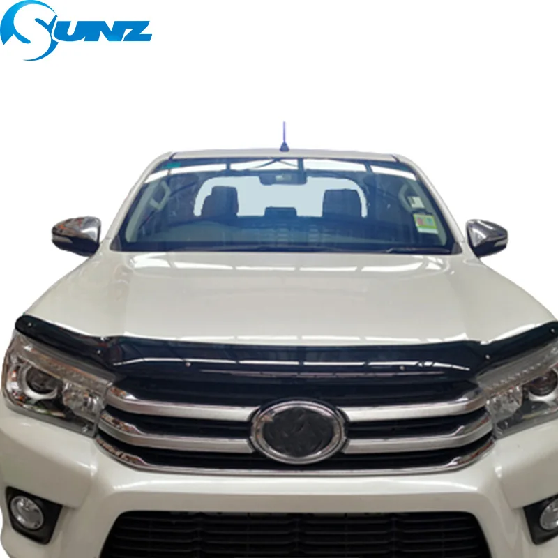 Bonnet Guard Shield For Toyota Hilux Revo Mk8 2015 2016 2017 2018 2019 Bug Shield Front Hood Deflector Protector Car Accessories