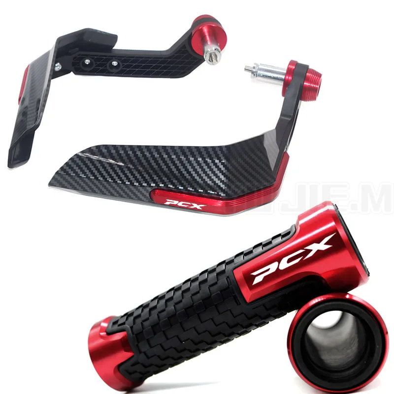 For PCX 160 PCX160 Carbon Fiber Motorcycle Windshield Handguard, Anti Slip Grip,Motorcycle Accessories