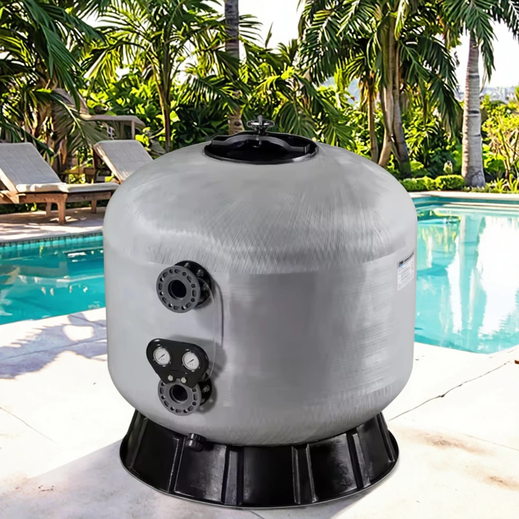 

PIKES PS Series Commercial Side Mount Swimming Pool Filter Silica Sand Filter for Pool Water Purification