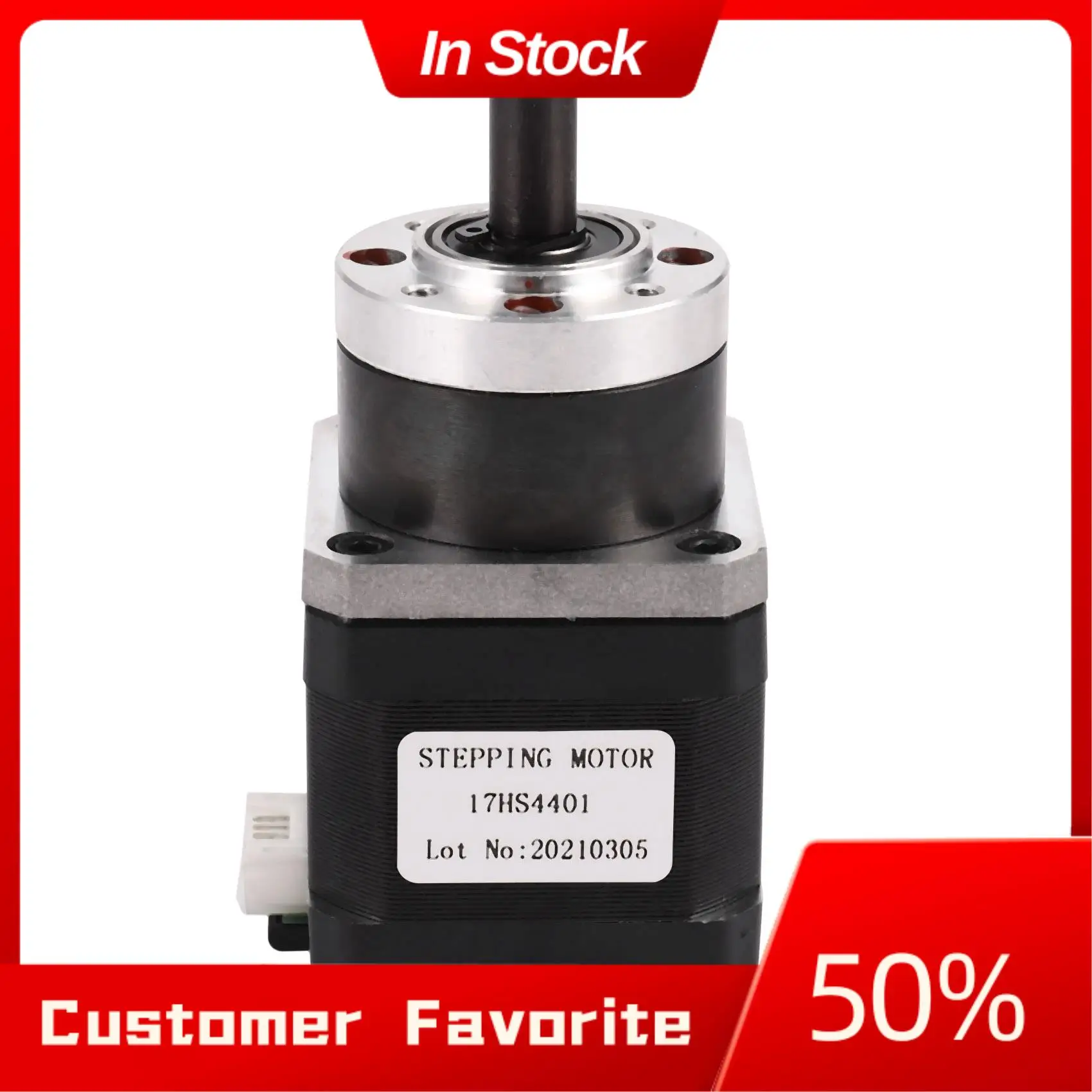 AT03 Top 4-Lead Nema17 Stepper Motor 42 Motor Extruder Gear Stepper Motor Ratio 5.18:1 Planetary Gearbox Nema 17 17HS4401