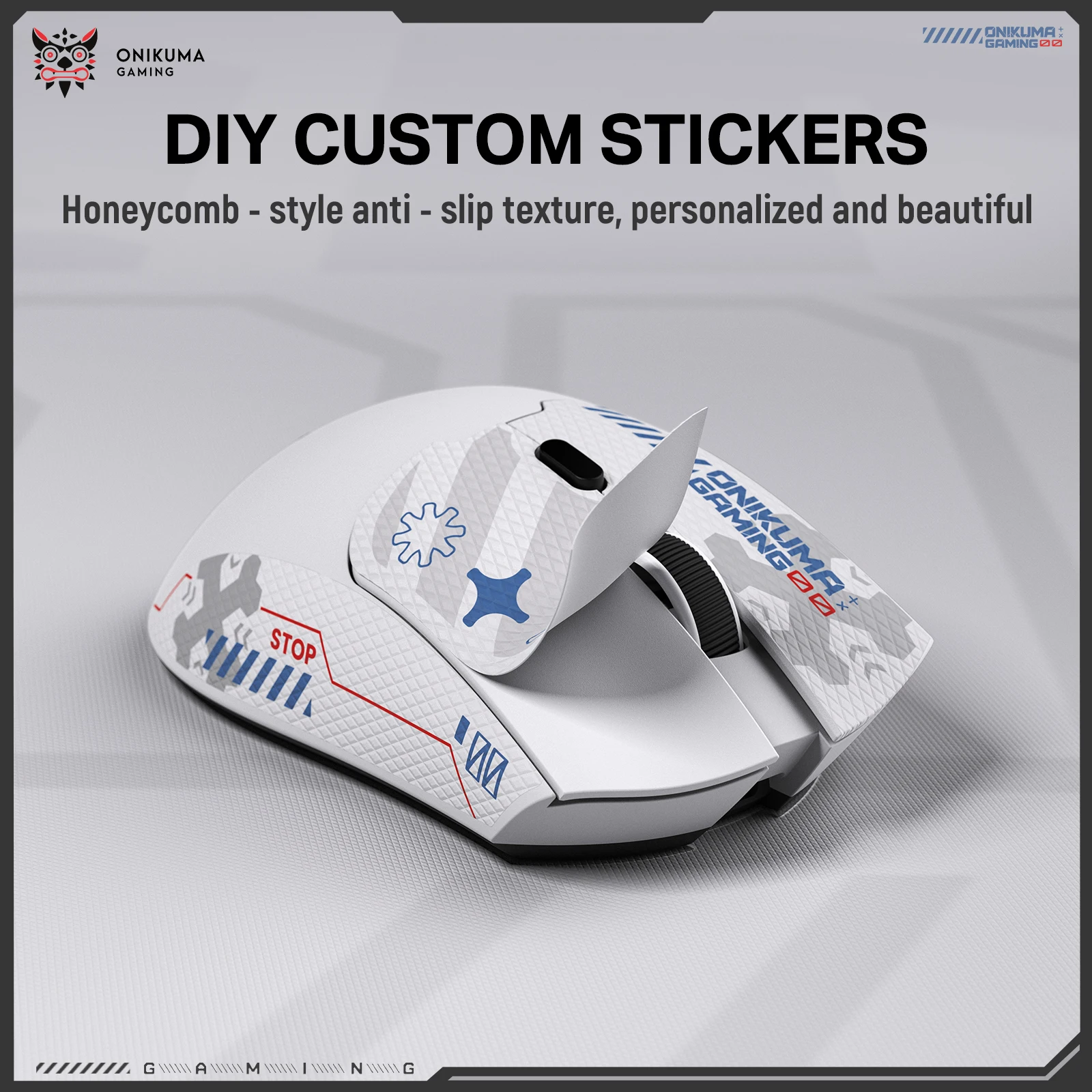 ONIKUMA DM01 Wireless Gaming Mouse, 1000Hz Polling Rate, 50-hour Ultra-long Battery Life, 800–12800 Adjustable DPI