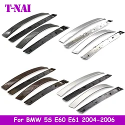 4 PCS E60 E61 Front Rear Interior Door Pull Handle Trim Cover Replacement For BMW 5 Series M5 2004 2005 2006 51417076297