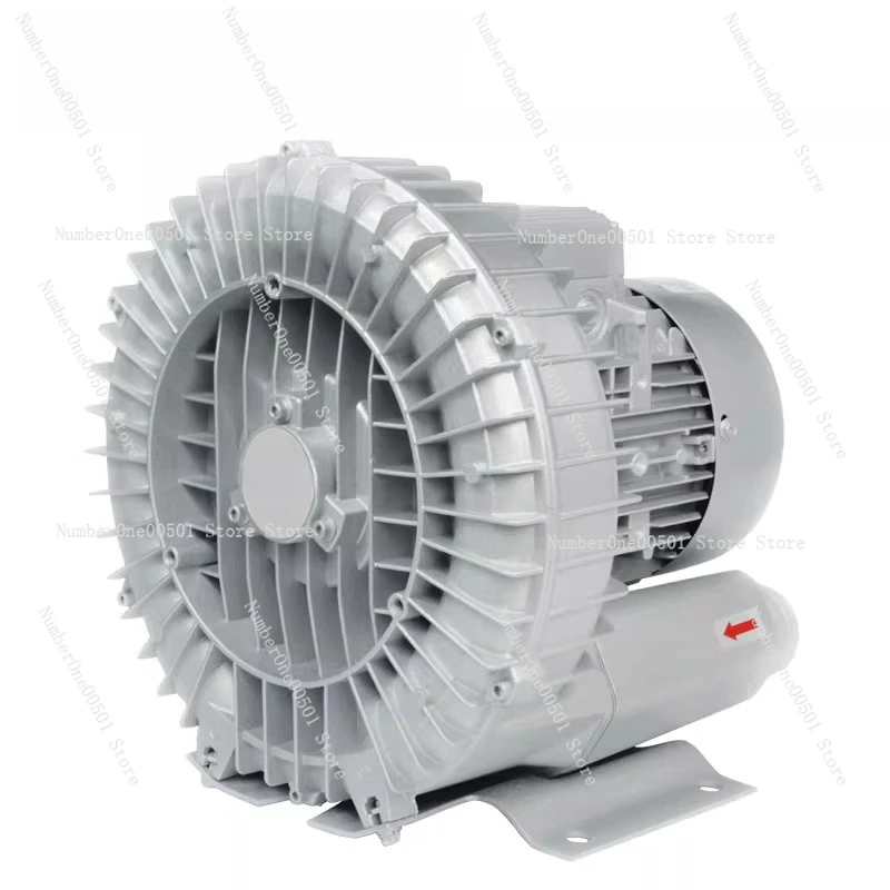

High pressure fan vortex air pump 550W/380V fish pond breeding oxygenation 0.55KW/220V high pressure vortex fan