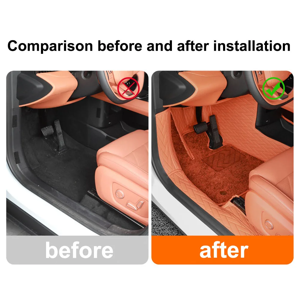Fully Enclosed Double-layer Foot Pad Fit For Changan Deepal S05 2027 Detachable Leather Carpet Mat Car Modification Supplies