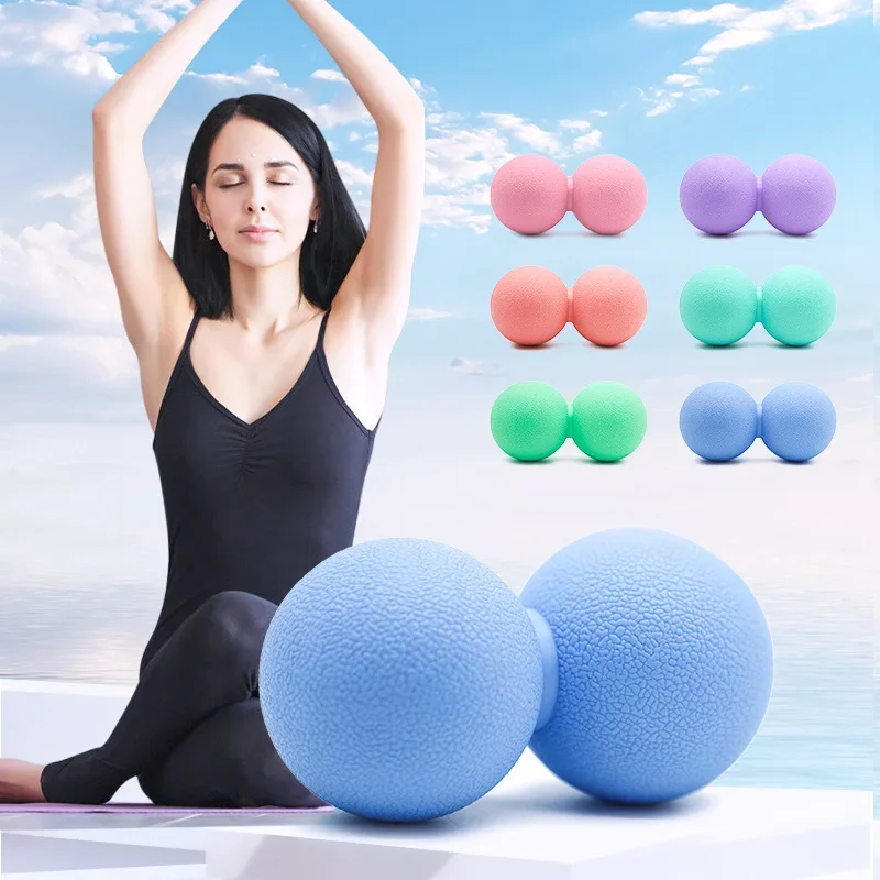 Peanut Ball Foot Fitness Relief Gym Trigger Point Massage Ball Training Fascia Massage Ball