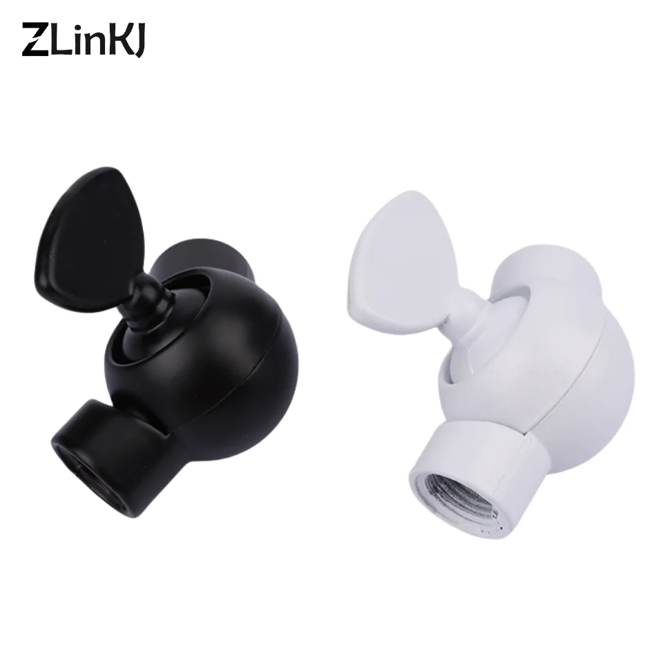 1Pc Steering Two Head Lighting Accessories Wall Lamp Connector M10 Table Lamp Corresponds External Thread Hollow Thread Rod Tube