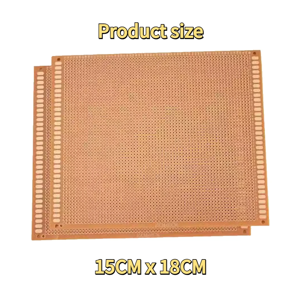 Single Side Prototype PCB 5x7 10x15 10x22 12x18 13x25 15x18CM  Universal Board Experimental Bakelite Copper Plate Circuirt Board