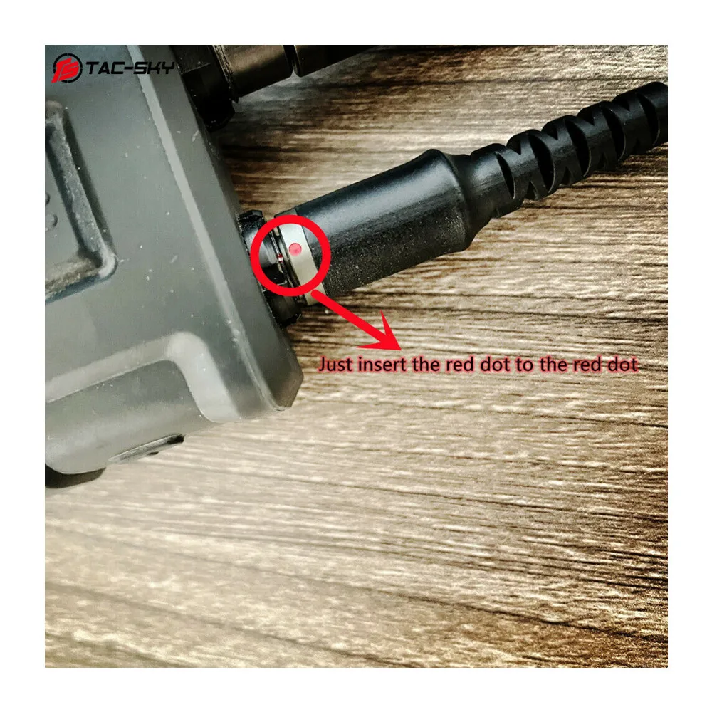 TAC-SKY V60 แบตเตอรี่ลิงค์ภายนอกเข้ากันได้กับอะแดปเตอร์ INVISIO V60