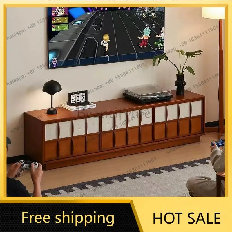 FG used solid wood cabinet, Bauhaus combination cabinet, living room floor-standing storage cabinet