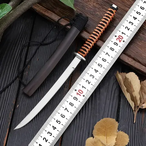 Exquisite autumn leaf knife, hand forged Japanese style knife, high hardness, portable fruit knife, slender for home use