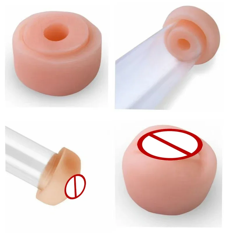 Accessories Real Vaginal for Penis Vacuum Pump Enlarger Male Glans Protector Replacement for Dick Extender Sex Toys Men