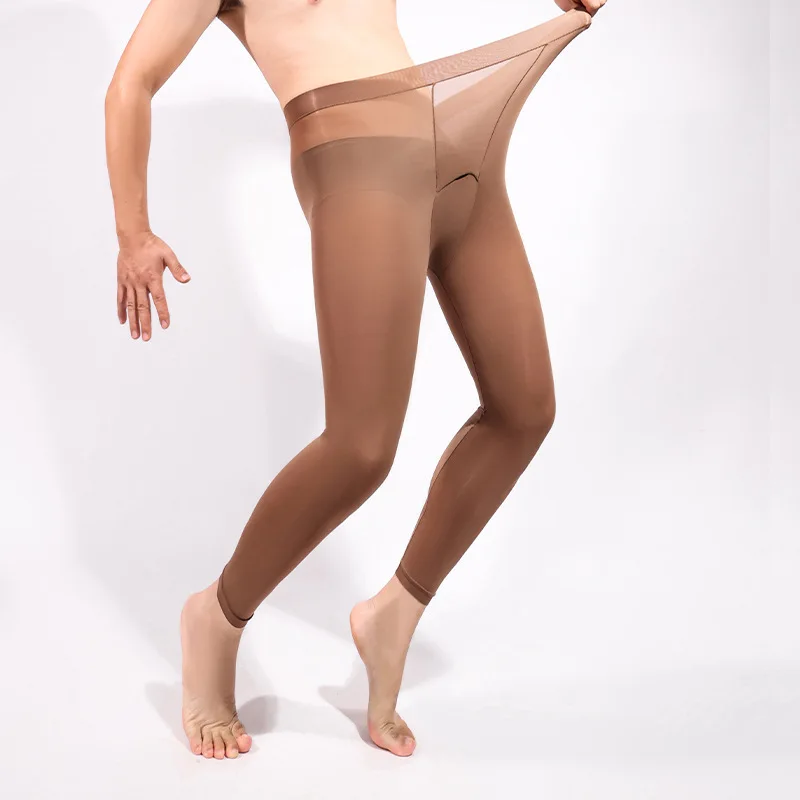 

Ультра прозрачные джинсы, мужские сексуальные эластичные леггинсы, брюки, термобелье, брюки, мужская ночная рубашка, эластичные колготки, осень