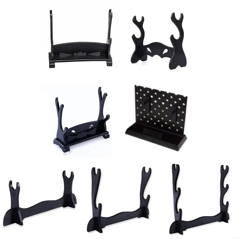 203C 3 Tiers Knife Display Stand Arts Supply Cartoon Handheld Sticks