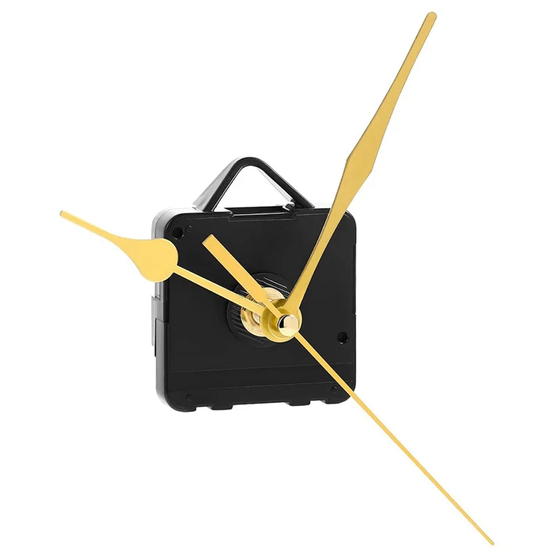 AEE6-10Pcs Silent Movement Mechanism Sets Spindle Hands Wall Quartz DIY Clock Movement Mechanism Repair Part Clock Kit
