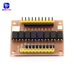 diymore 12V 8 Channel Optocoupler Isolation Board High Level Trigger Isolated Module Positive Phase Amplification Plate 50mA