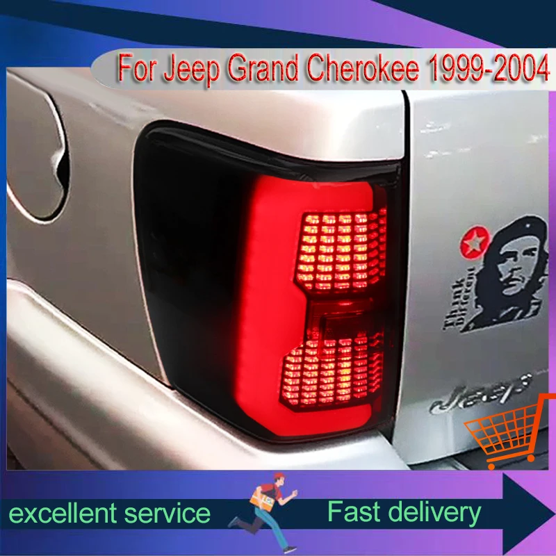 Car Stuff Taillight Styling FOR Jeep Grand Cherokee 1999-2004 Tail Light DRL Upgrade LED Bulbs Configure Auto Tools Accessories