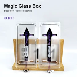 Tempered Glass Film On For iPhone 16 15 14 Plus 13 12 Pro Max With Install Kit Screen Protector Glass