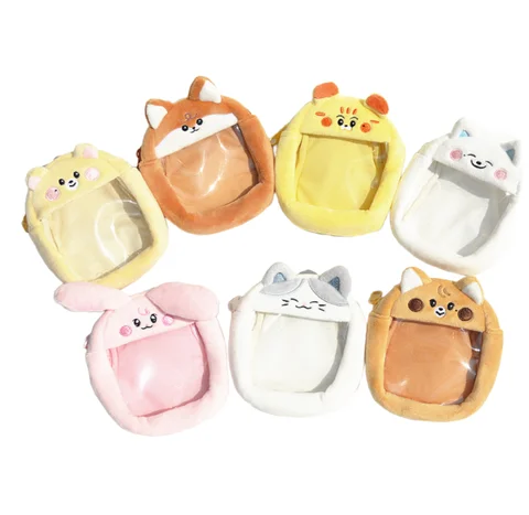 14pcs/lot 12cm New Cartoon Kkyyuping Jaemin Chenle Plush Coin Purse Kawaii LEMYO Storage Bags Wallet Fans Gifts