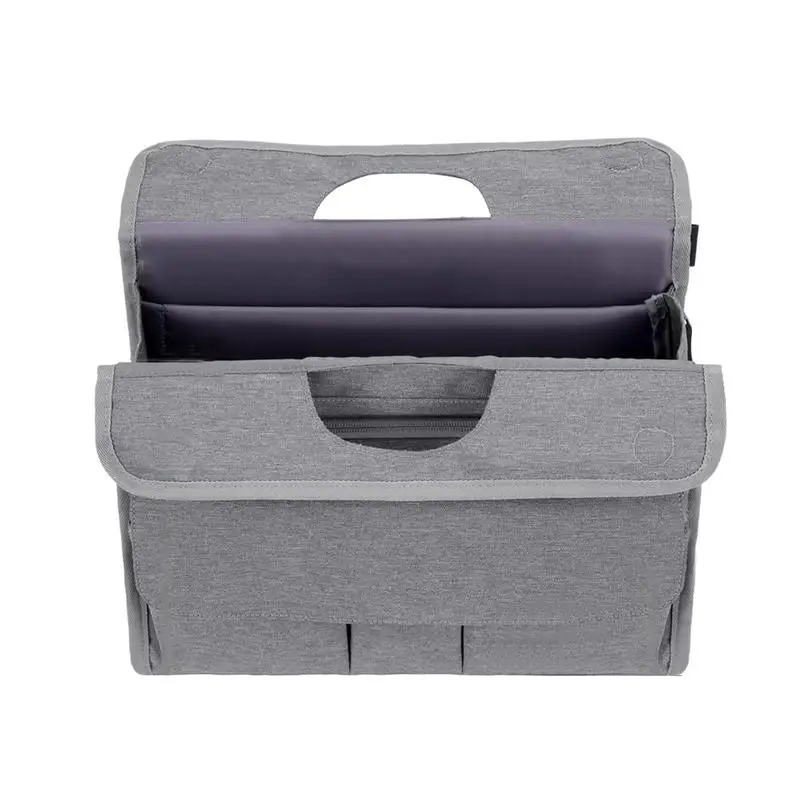 Side Desk Organizer Side Table Organizer Grey File Holder Side Table Basket Desk Side Storage Organizer For Desk File