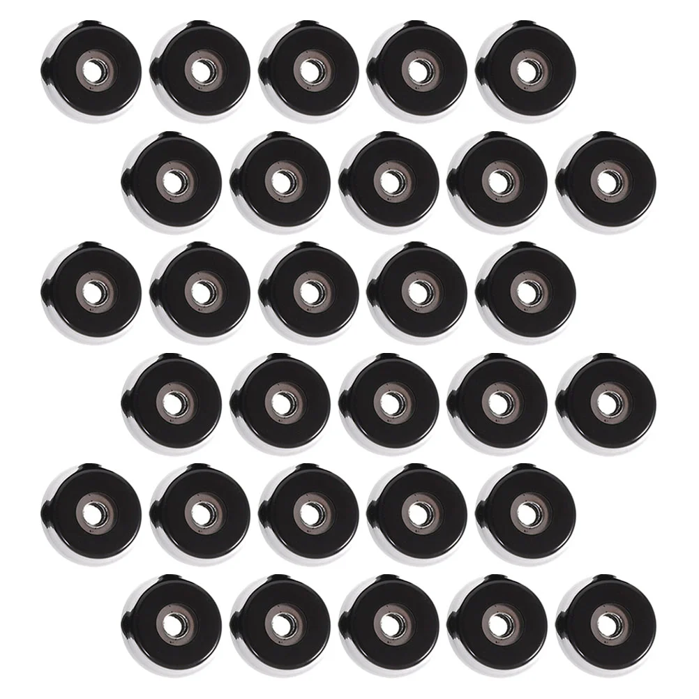 30 Pcs Cutting Board Rubber Feet for Furniture Non Slip Screw Bumpers Small Foot Pads