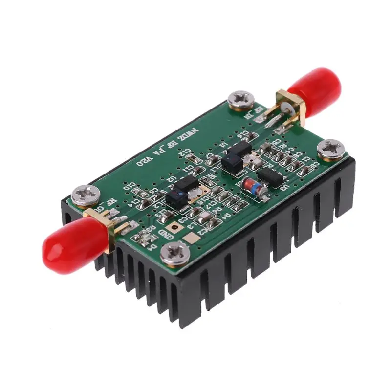 RF Power Amplifier Board 2MHz-700MHZ 3W VHF UHF Broadband RF Amp Board for FM Shortwave Transmitter Radio Compact