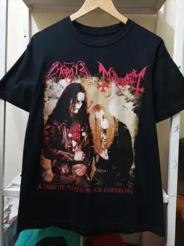 Mayhem-Camiseta de Metal negro Morbid, camisa Unisex, emperador negro, Darkthrone