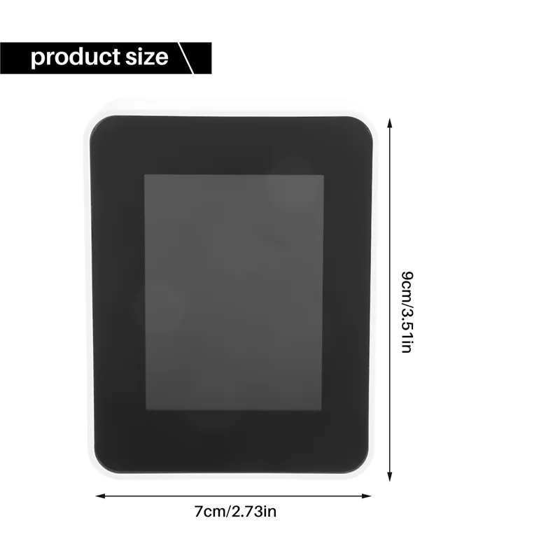 HFES 6 في 1 PM2.5 PM10 HCHO TVOC CO CO2 كاشف جودة الهواء CO CO2 الفورمالديهايد مراقب المنزل مكتب جهاز اختبار جودة الهواء