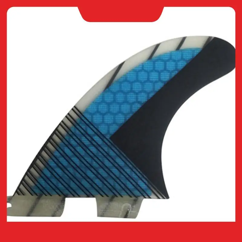 Aletas de Surf NEW-G5, accesorio para tabla de Surf de tres piezas, timón de panal para Base de tabla de Surf FCS2, color azul