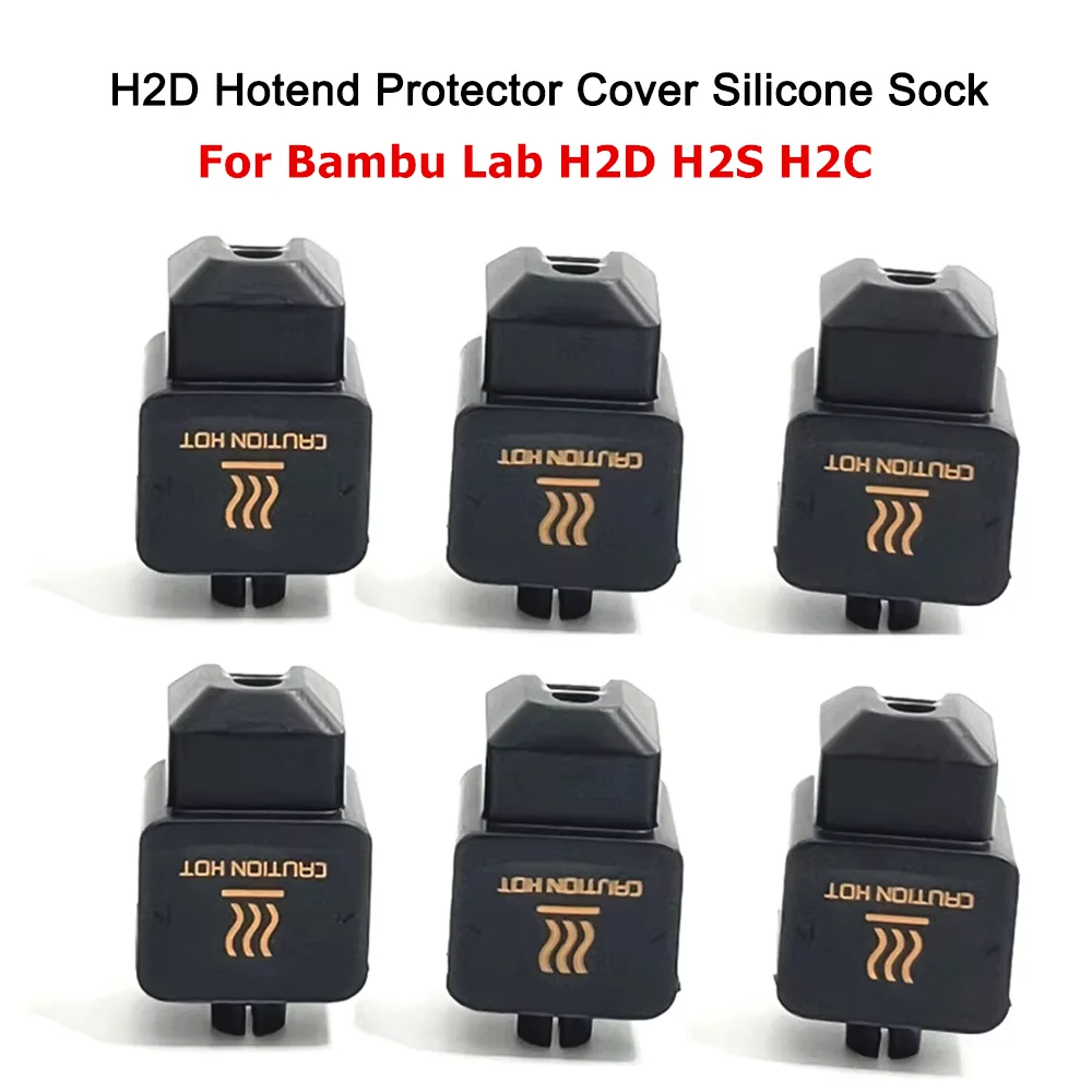 For Bambu Lab H2D H2S H2C Silicone Socks Sleeve Heat-resistant 300°C Dust-proof for Bambulab H2D Hotend Protector Cover Case