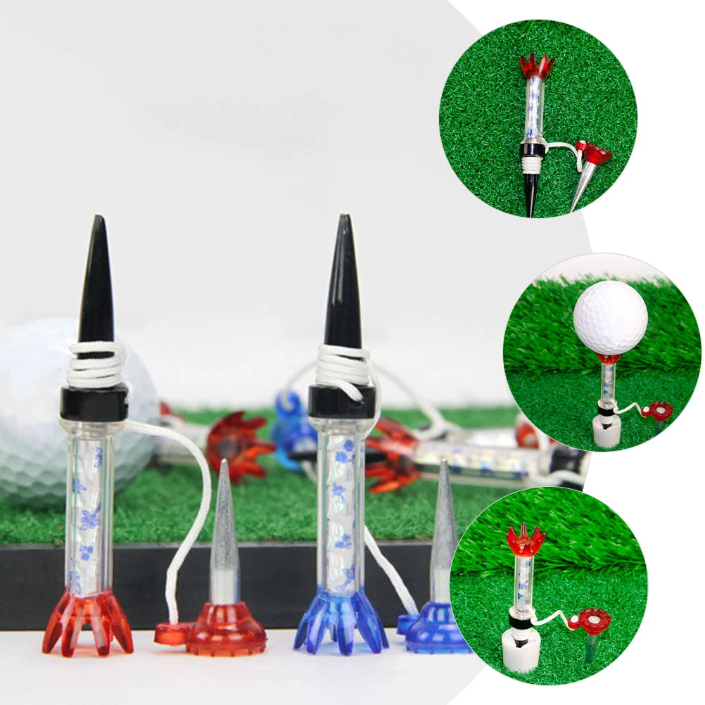 4 Pcs Magnets Golf Tee Tack Fixer Ball Course Supplies Accessories Holder Stand Stud 800X200X200CM Base Child