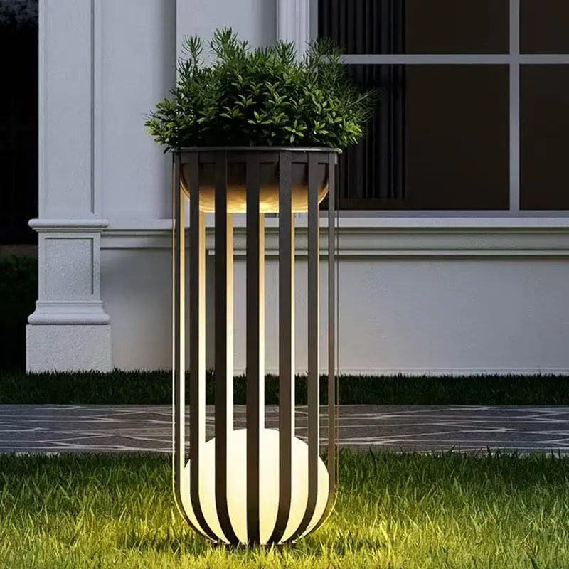 1PC vloerlamp op zonne-energie, tuinlamp op zonne-energie, IP65 waterdichte buitenverlichting