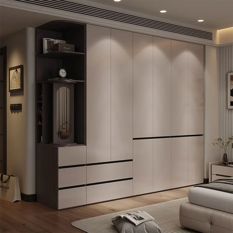 Elegant Standing Wardrobe Floor Apartment Aesthetic Partition Wardrobe Minimalist Designer Bedroom Closets Home Accessories