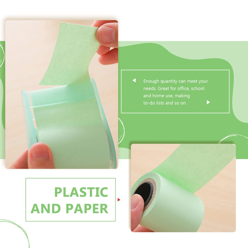 

1 Set Multi-Function Memo Stickers Portable Note Rolls Decorative Office Supply Household Message Notepads Lightweight Compact