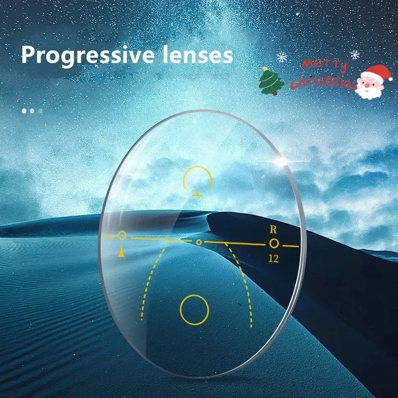 

KIZN HD Прогрессивная мультифокальная линза 1,74/1,67/1,61/1,56 Асферическая антибликовая линза и защита от царапин за рецептом (1 пара)