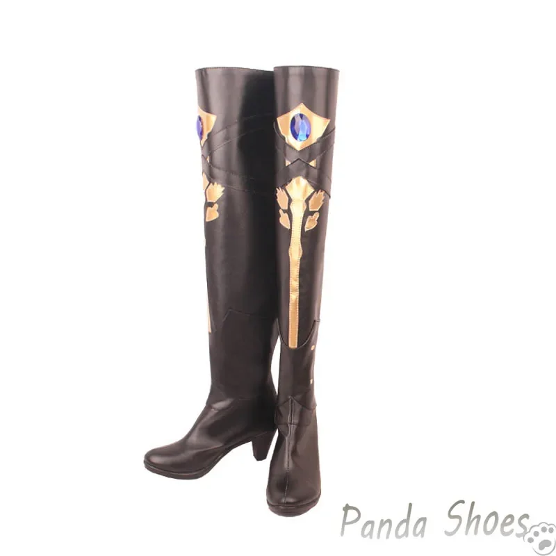 Honkai Star Rail Bronya Rand Cosplay Schoenen Anime Game Cos Lange Laarzen Bronya Cosplay Kostuum Prop Schoenen Voor Con Halloween Party