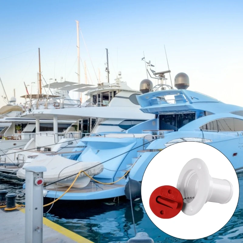 Nylon Marine Hardware Deck Filler Socket Yacht HatchsFilling Port Drop shipping