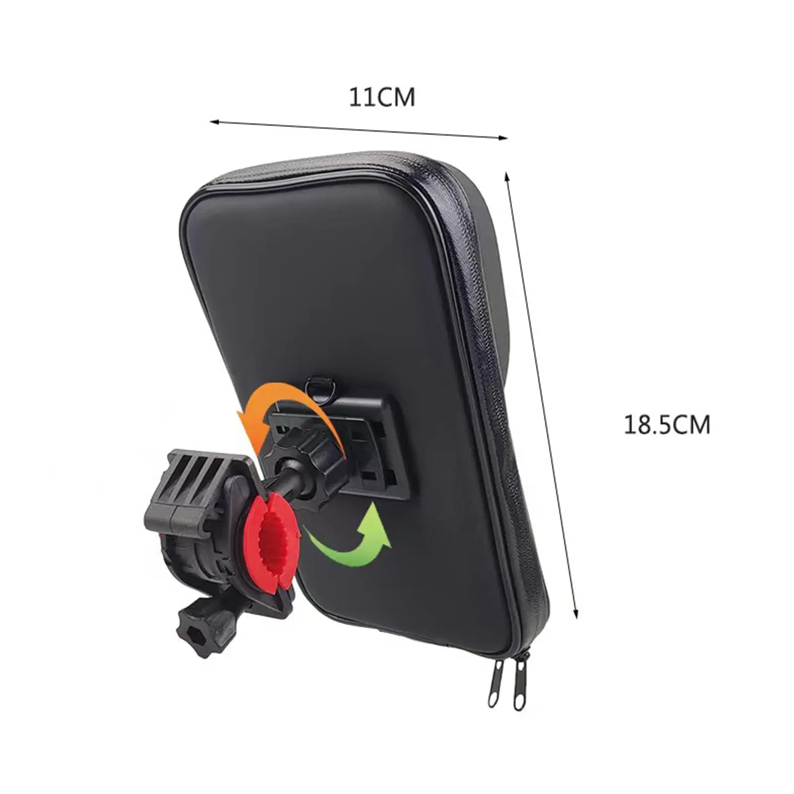 Motorcycle Phone Holder Waterproof Pouch Bag Sun Visor Design Phone Mount
