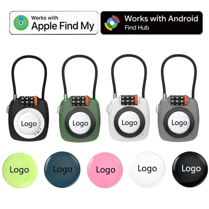 Smart Password Padlock Travel Security Anti Lost Tracker One Click Search for Android iOS Luggage Backpack Suitcase